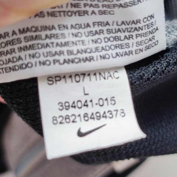 Nike active wear / basketball short men's size L black and grey - Picture 8 of 14